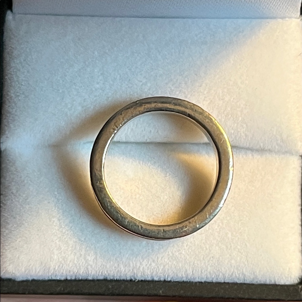 Enamel Inlay ring band - Picture 3 of 8